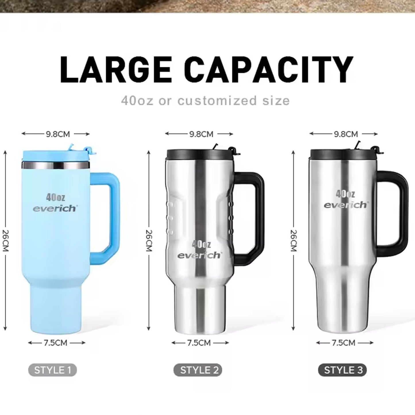 Electroplating Insulated Stainless Steel Tumbler