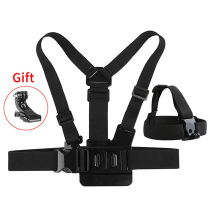 SHOOT Adjustable Harness Chest Strap Head Strap Belt