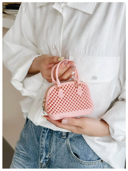 Advanced High-quality Multi-color Frame PU Waterproof Women's Fashionable Zipper Crossbody Handbag with up 1L Capacity Wholesale