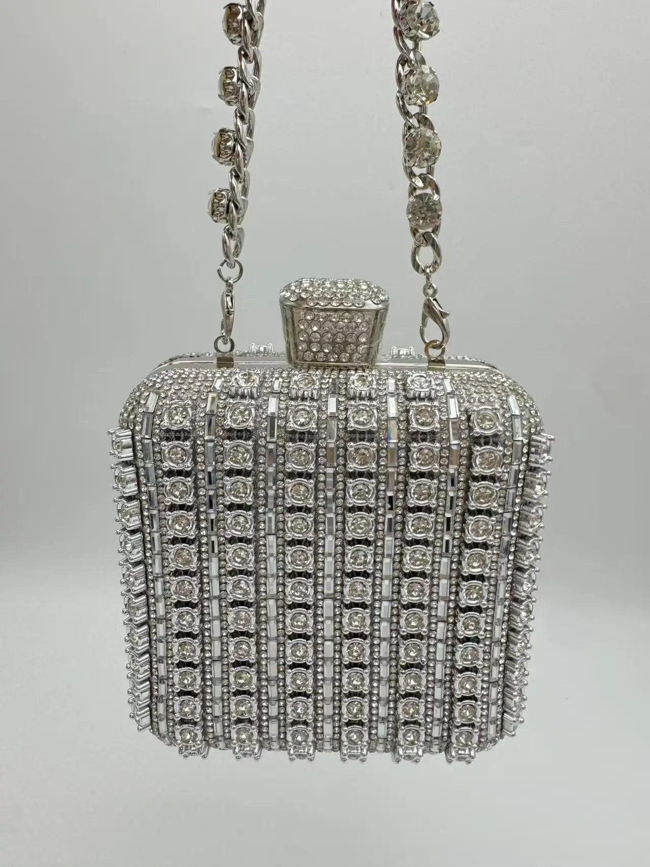 2025 Trending Popular Evening Bag Wedding Party Bag Handbag Clutch Bag Ladies Chains Rhinestone Bags Evening Bag for Women