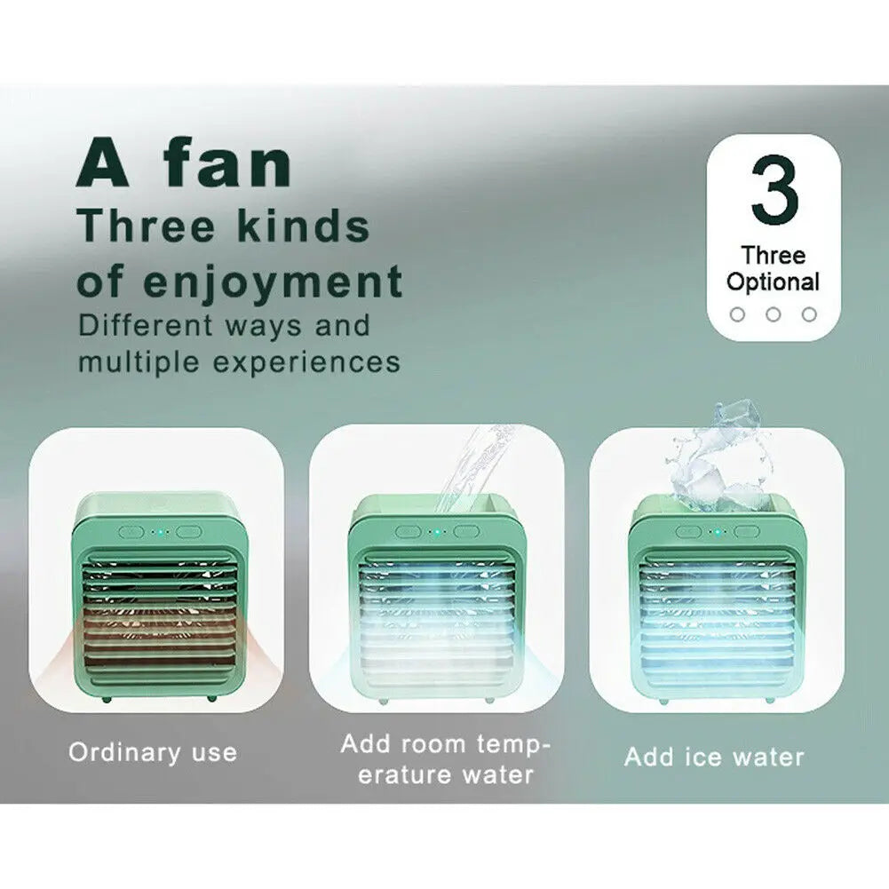 Mini Portable USB Water Air Cooler Fan Fan