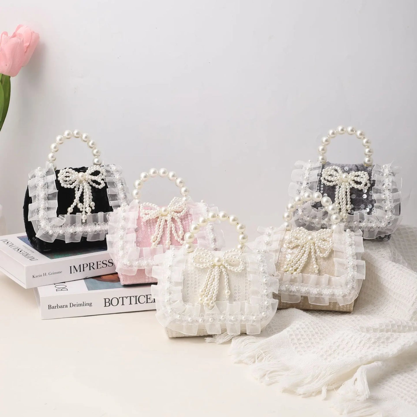 2025 Handbags Designer Handbags Women  Luxury Latch pink Lady Hand Bags  Sequined Crossbody Bags