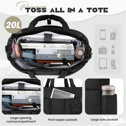 Customizable New Style Women's Crossbody Bags Large Capacity High Quality Shoulder Bags Fashionable Puffer Tote Bag