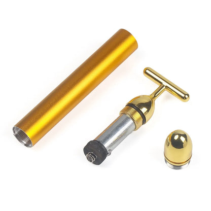 24k Gold Vibration Facial Roller Massager