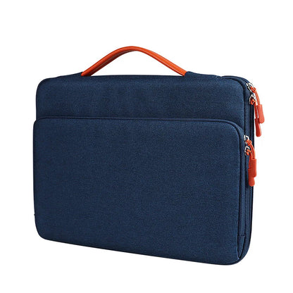 16 Inch Laptop Bag for Men Shockproof Waterproof Laptop Sleeve Durable Polyester Computer Bags with Anti-Shock Padding