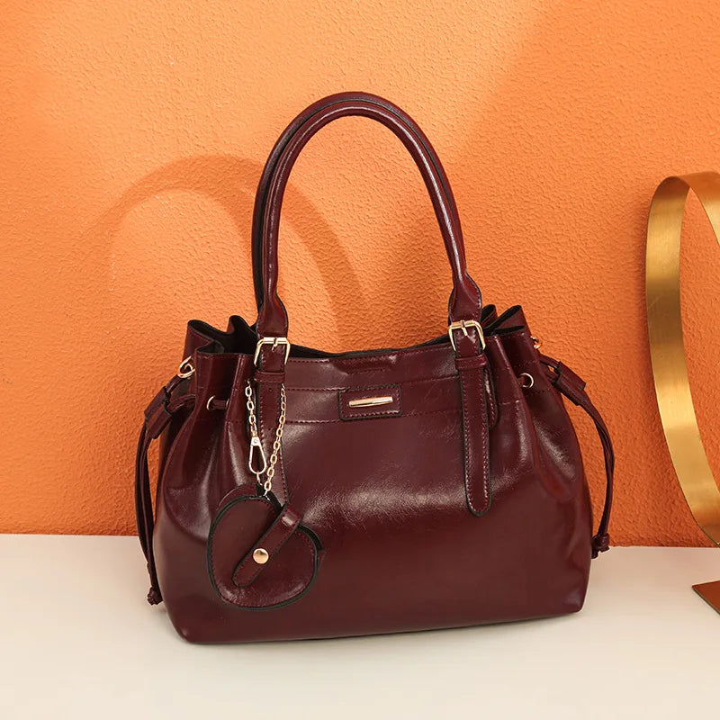 Women's Classic Retro Handbags Soft and Pure Color Pu Crossbody Bagds Magnetic Button Fashion Bags for Women