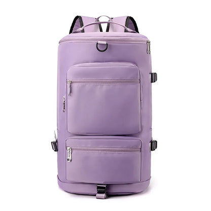 New Style Multi-purpose Travel Bags Large Capacity Dry and Wet Separation Fitness Bag  Travel Backpack Luggage Gym Handbags