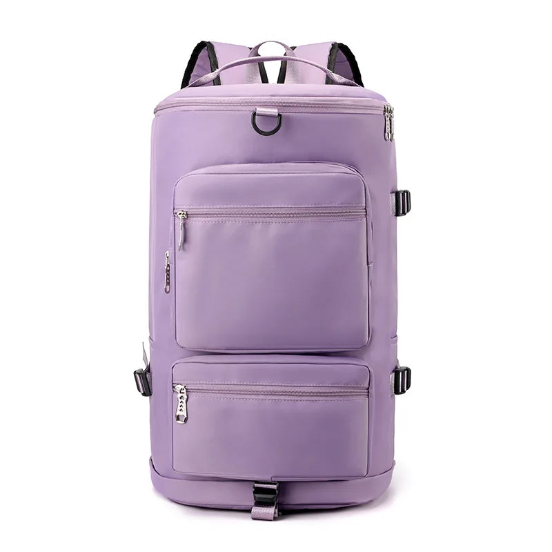 New Style Multi-purpose Travel Bags Large Capacity Dry and Wet Separation Fitness Bag  Travel Backpack Luggage Gym Handbags