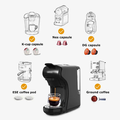 HiBREW Coffee Machine 19 Bar 4in1 Hot & Cold Multiple Capsule