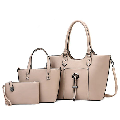 New Large-capacity High-quality Handbag Shoulder Bag Cross-body Three-pieces Set Bags for Women Versatile and Useful Handbags