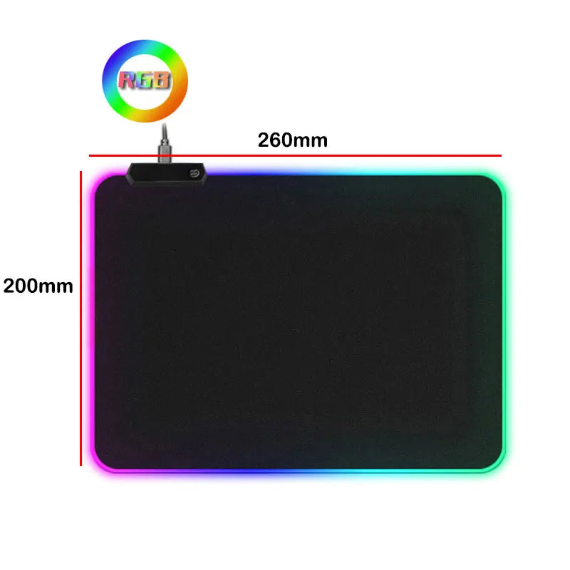 LED Light Gaming Mouse Pad