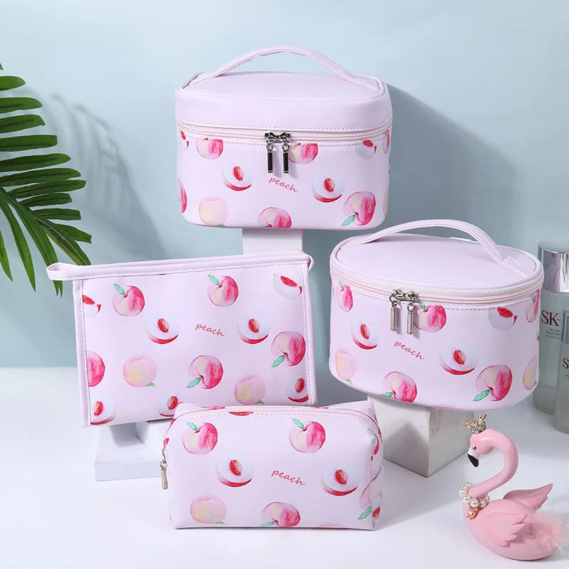 Waterproof Fruit Bag Portable Travel Large Capacity Handbags Designer Handbags Women Cosmetic Bags Cases Fruit Zipper Bag