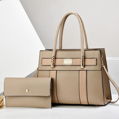 New Contrasting Color Simple and Versatile Women Bag Large-capacity Cross-body Parent-child Bag Handbags Designer Handbags Women