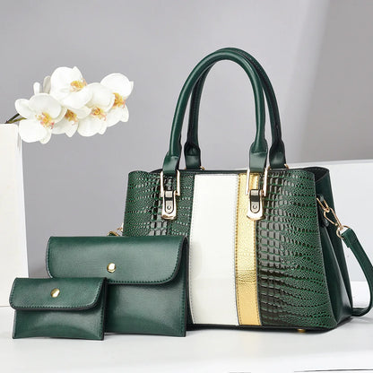 2025 Handbag Women's Shoulder Messenger Bag New Trend Zipper PU Large Capacity Bag Women's Tote  Fashion Lady Bags