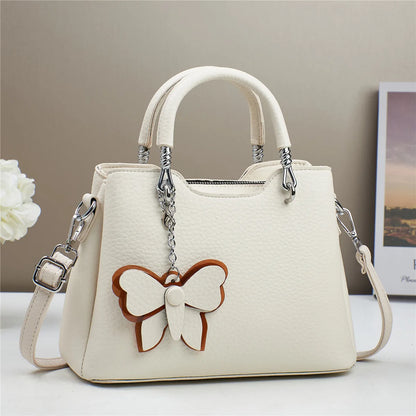 Butterfly Chain Crossbody Bag Luxury High Quality Pu Fashion Handbag Women Waterproof 2025 Texture Large Capacity Shoulder Bag