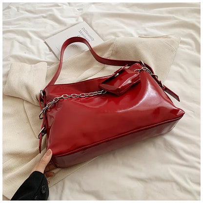 Premium Feeling Shoulder Underarm Bag 2024 New Women's Bags Fashion Chain Two Pieces High Quality Large Capacity Cross-Body Bag