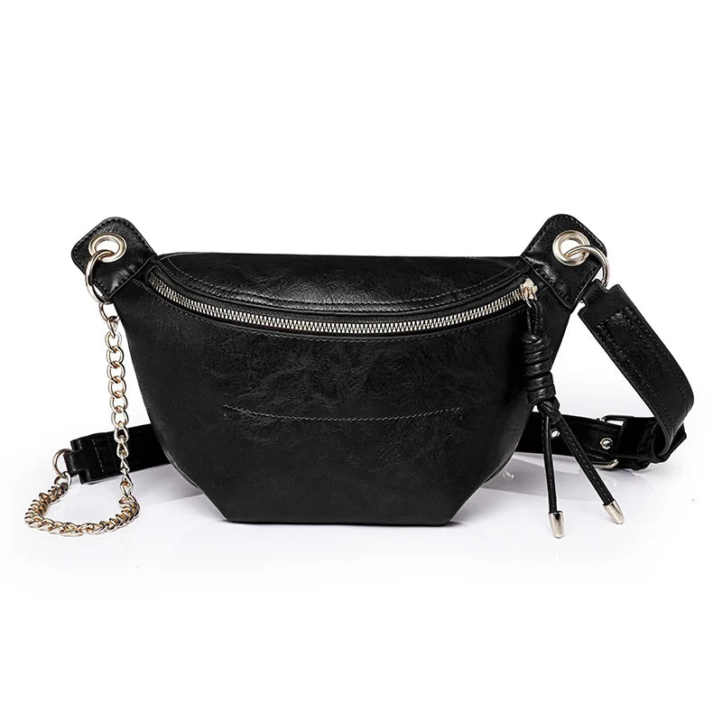 High Quality PU Women's Large Capacity Chest Bag Crossbody Shoulder Travel High Quality Messenger Bag