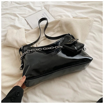 Premium Feeling Shoulder Underarm Bag 2024 New Women's Bags Fashion Chain Two Pieces High Quality Large Capacity Cross-Body Bag