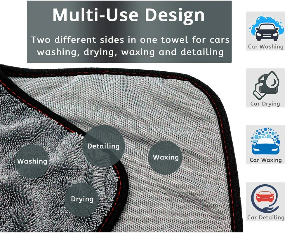 Microfiber Twist car wash towel