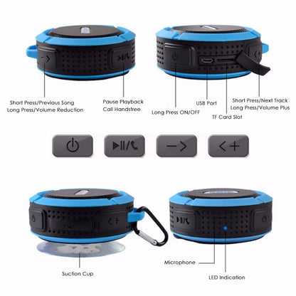 Portable Waterproof Bluetooth Speaker