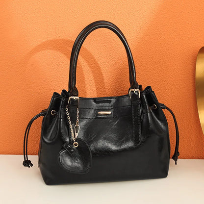 Women's Classic Retro Handbags Soft and Pure Color Pu Crossbody Bagds Magnetic Button Fashion Bags for Women