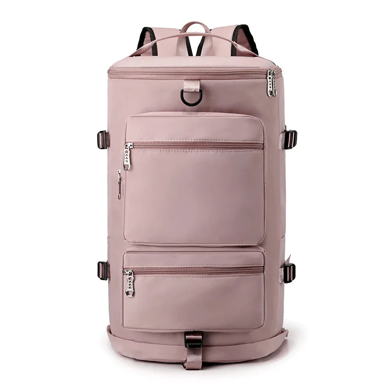 New Style Multi-purpose Travel Bags Large Capacity Dry and Wet Separation Fitness Bag  Travel Backpack Luggage Gym Handbags