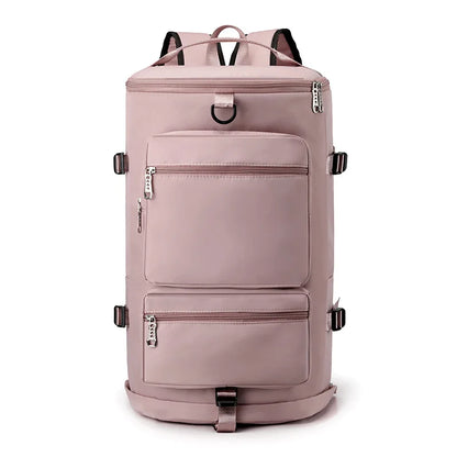 New Style Multi-purpose Travel Bags Large Capacity Dry and Wet Separation Fitness Bag  Travel Backpack Luggage Gym Handbags