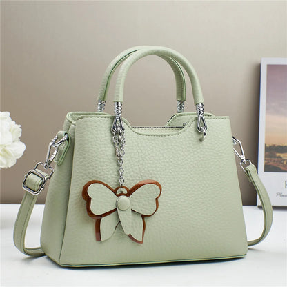 Butterfly Chain Crossbody Bag Luxury High Quality Pu Fashion Handbag Women Waterproof 2025 Texture Large Capacity Shoulder Bag