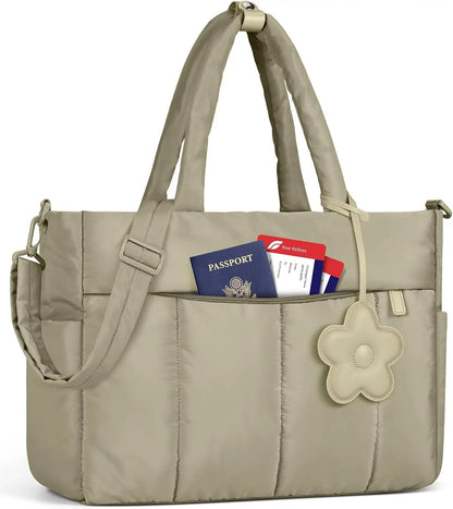 Customizable New Style Women's Crossbody Bags Large Capacity High Quality Shoulder Bags Fashionable Puffer Tote Bag