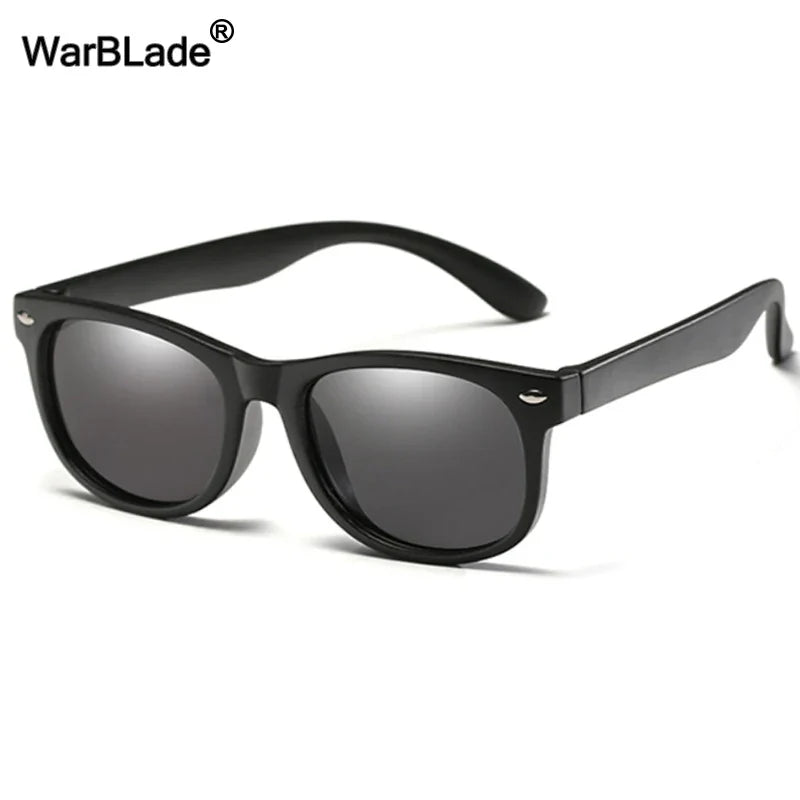 WarBlade Round Polarized Kids Sunglasses Silicone