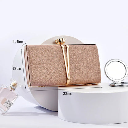 Women's Elegant Evening Dress Clutch Bag Single Shoulder Crossbody Women's Wallets Brands Cross-Border Source PU Polyester
