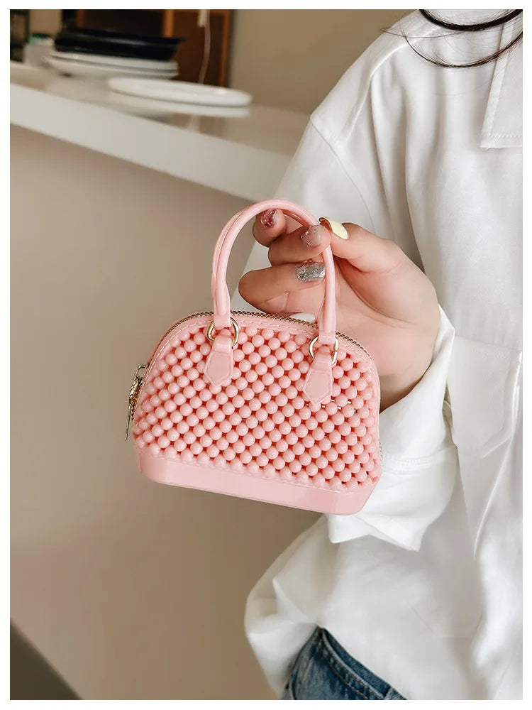 Advanced High-quality Multi-color Frame PU Waterproof Women's Fashionable Zipper Crossbody Handbag with up 1L Capacity Wholesale