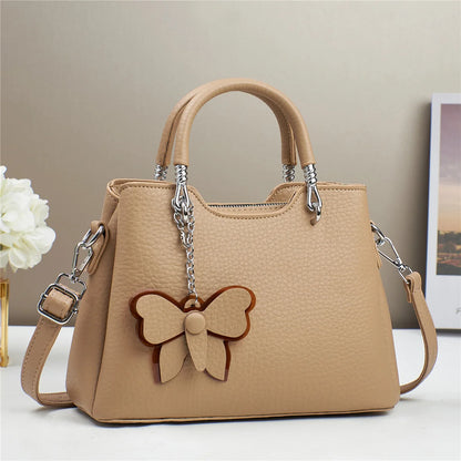 Butterfly Chain Crossbody Bag Luxury High Quality Pu Fashion Handbag Women Waterproof 2025 Texture Large Capacity Shoulder Bag