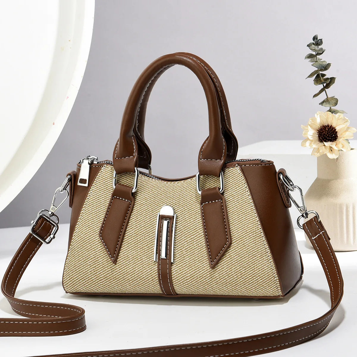 New Arrival Cross Bags for Women Zipper PU Crossbody Bag Tote Bag with Different Colors Crossbody Fashion Wholesale