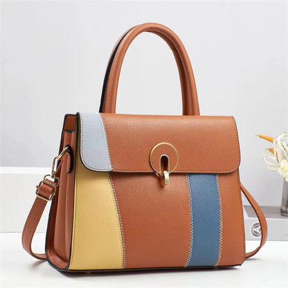 Women's New Colorful PU Handbag  Large Capacity Luxury Crossbody Bags Cute and Versatile Fashion Bags for Women