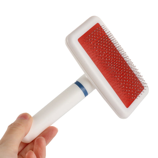 Pet Slicker Brush for Dogs Cats Massage Brush Deshedding Comb Grooming Brush for Poodle Maltese Puppy Kitten Guinea Pig Rabbit