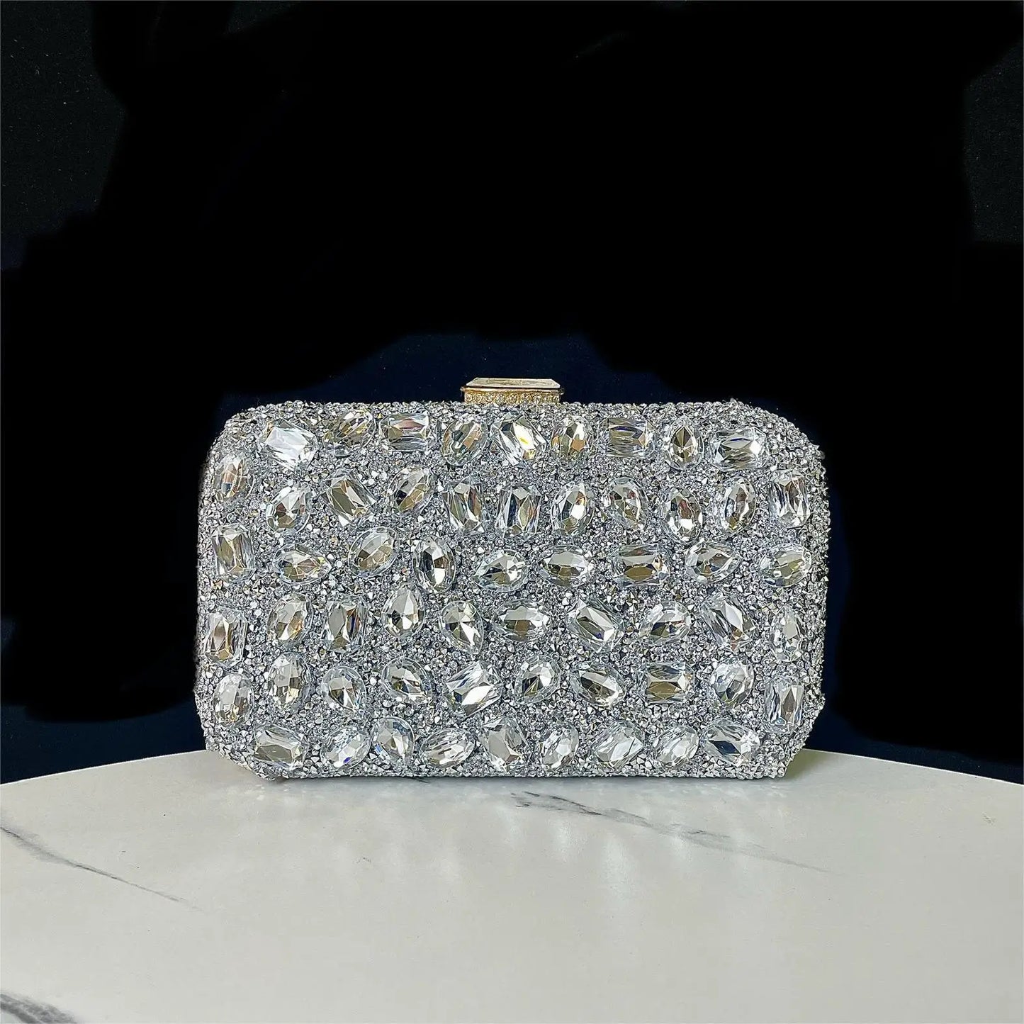 2025 Shiny Rhinestone Bag Sling Crossbody Handbags for Women New Design Luxury Purses Evening Bags