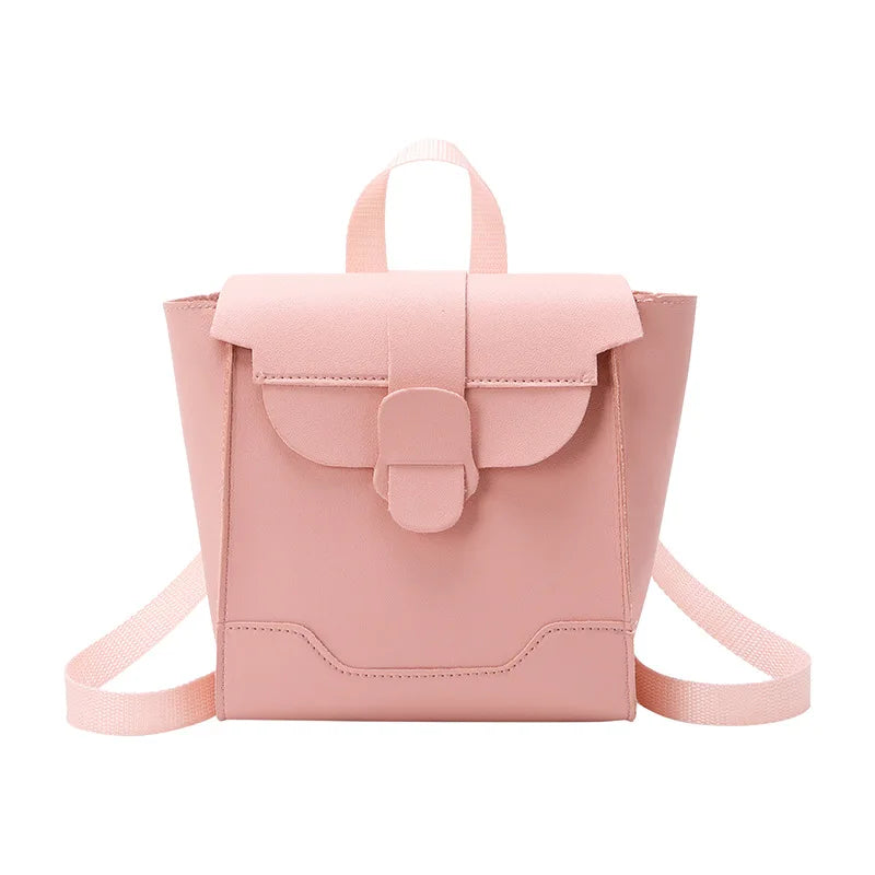 New Simple Contrast Color Backpack Female Korean Version Diagonal Small Bag Wholesale Fashion Mini Backpack Women