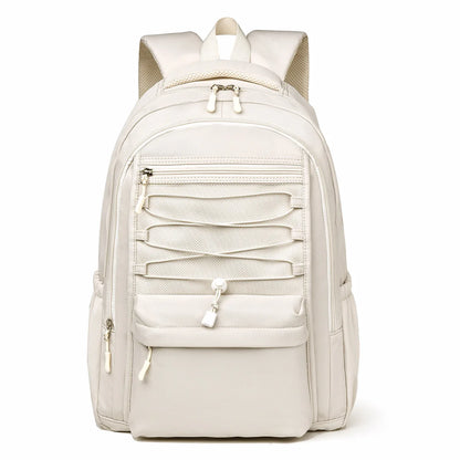 New Fashion Polyester Waterproof Casual Student Backpack Oxford Cloth Traveling Large Capacity Versatile Backpack Design