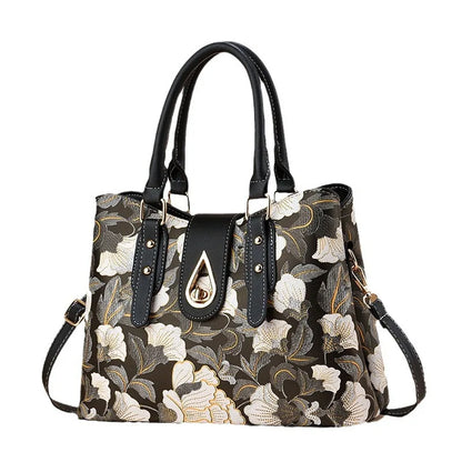 2025 New Fashionable Printed Large Capacity Handbag High Quality Women's Crossbody Bag Ladies Designer Bags Lock Should Bag