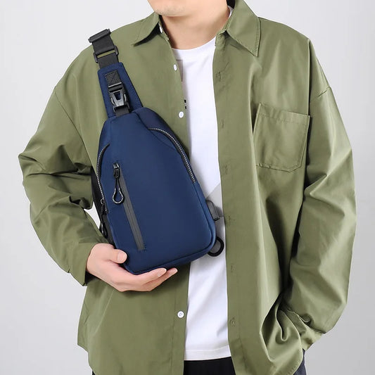 2025 Fashion Sling Bag All Seasons Men's Waterproof Oxford Cloth Cross-body Bag Handbag Design Mini Style Small Bag