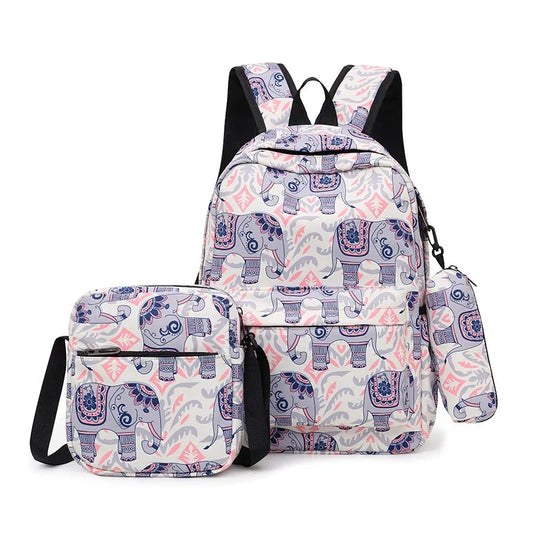 Fashion Cute Lightweight Resistant Bag Bag for Teen Girls School Backpack with Pencil case