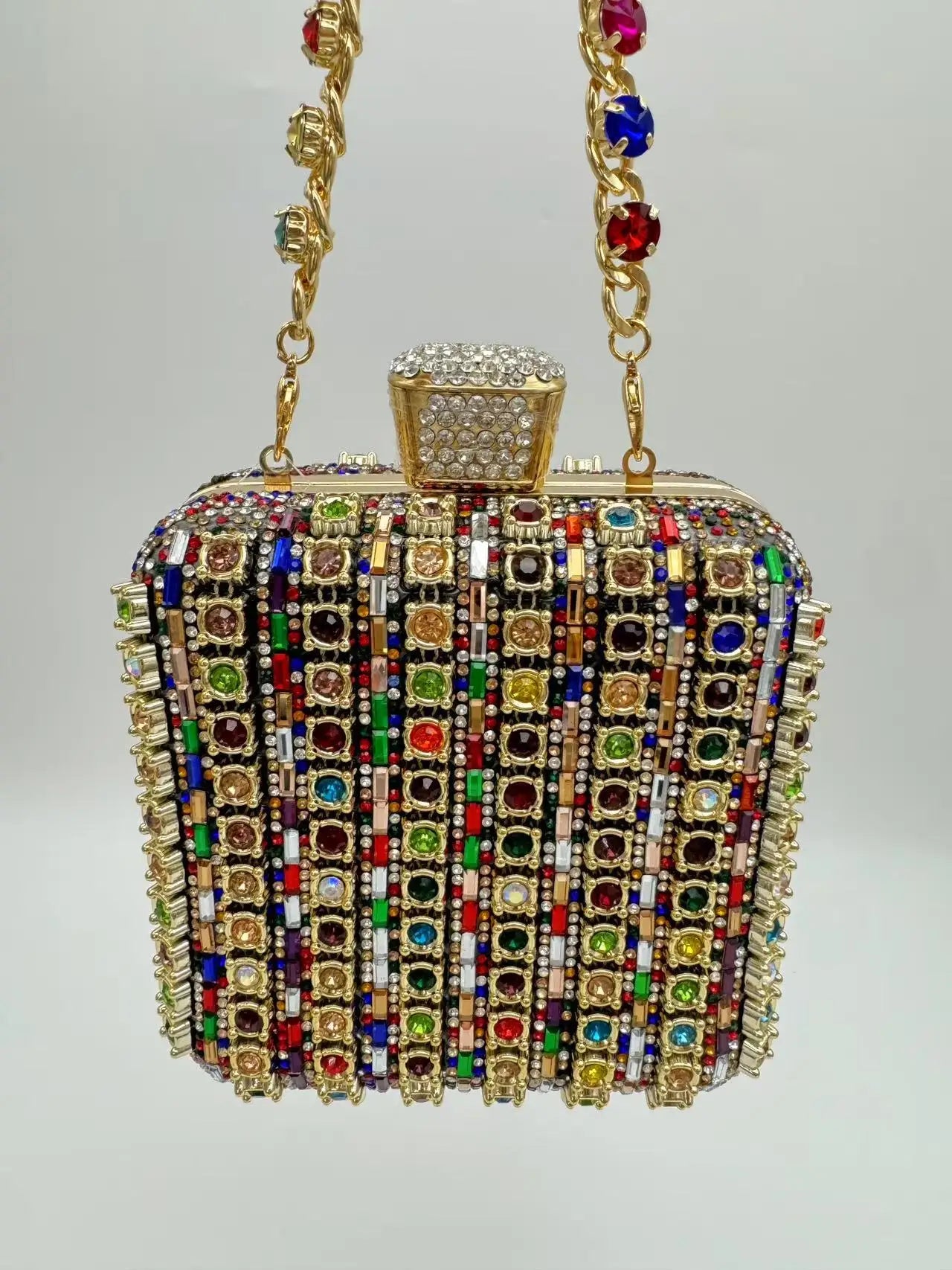 2025 Trending Popular Evening Bag Wedding Party Bag Handbag Clutch Bag Ladies Chains Rhinestone Bags Evening Bag for Women