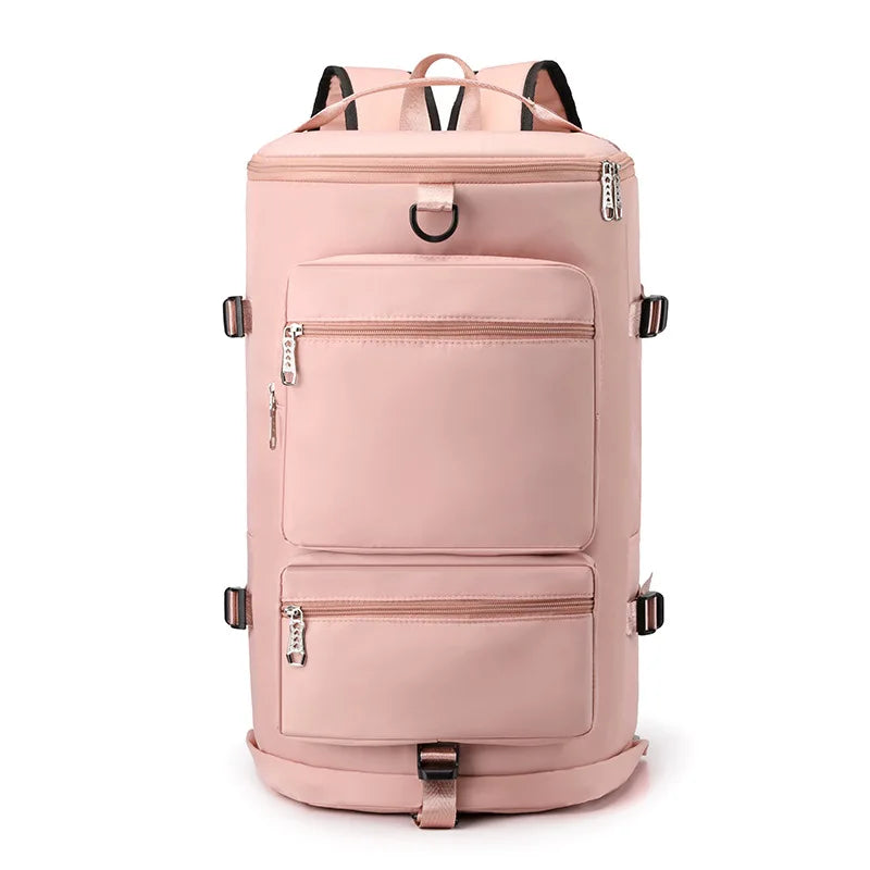 New Style Multi-purpose Travel Bags Large Capacity Dry and Wet Separation Fitness Bag  Travel Backpack Luggage Gym Handbags