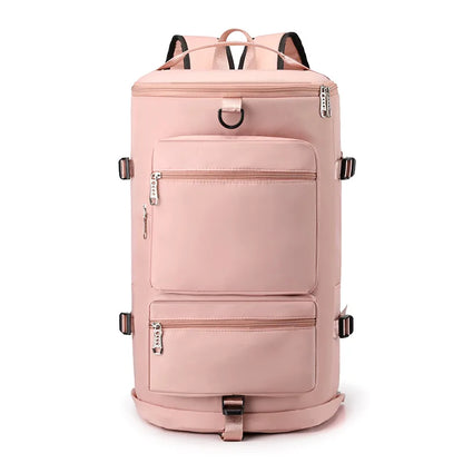 New Style Multi-purpose Travel Bags Large Capacity Dry and Wet Separation Fitness Bag  Travel Backpack Luggage Gym Handbags