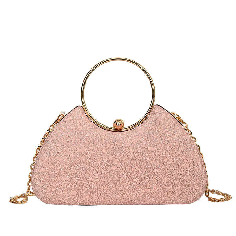 Evening Bags 2025 Luxury Designer Bags Popular Texture Exquisite Simple Lock Buckle Handbags Shoulder Crossbody Chain Bag Lady