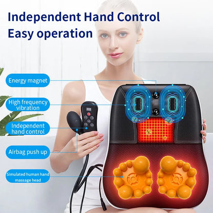 Newest Remote Control Car Home Dual Use Massage Pillow