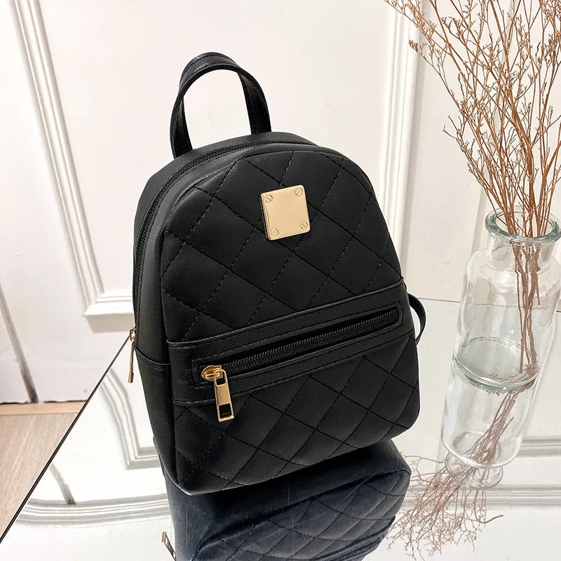 Korean Version Embroidered Small Backpack New Girl Schoolbag Wholesale Cheap Mini Backpack Women