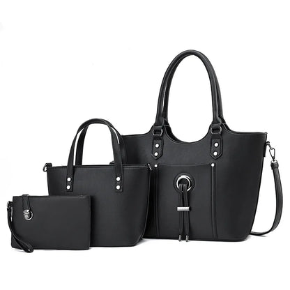 New Large-capacity High-quality Handbag Shoulder Bag Cross-body Three-pieces Set Bags for Women Versatile and Useful Handbags