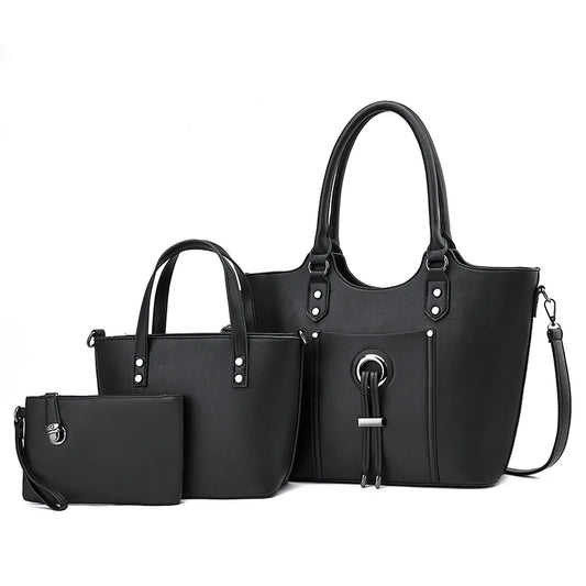 New Large-capacity High-quality Handbag Shoulder Bag Cross-body Three-pieces Set Bags for Women Versatile and Useful Handbags